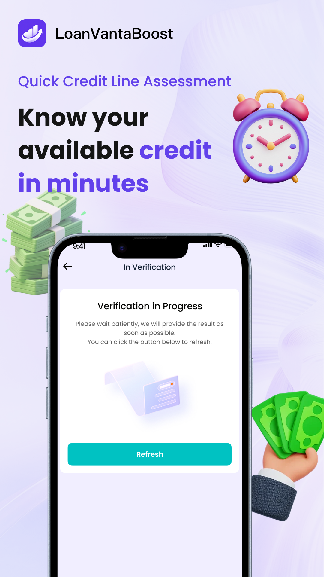 LoanVantaBoost app screenshot